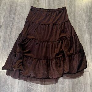 Warm chocolate skirt, large